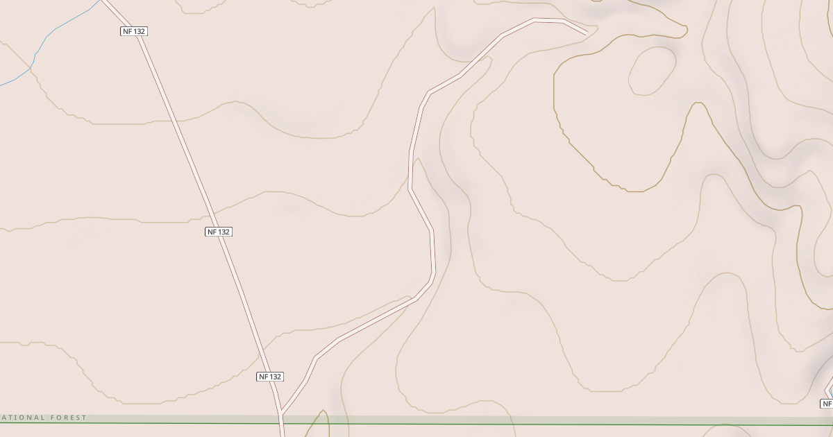 Map preview of USFS National Forest System Roads {00F885A1-647E-45F7-A6ED-3A4107F6AD1F}