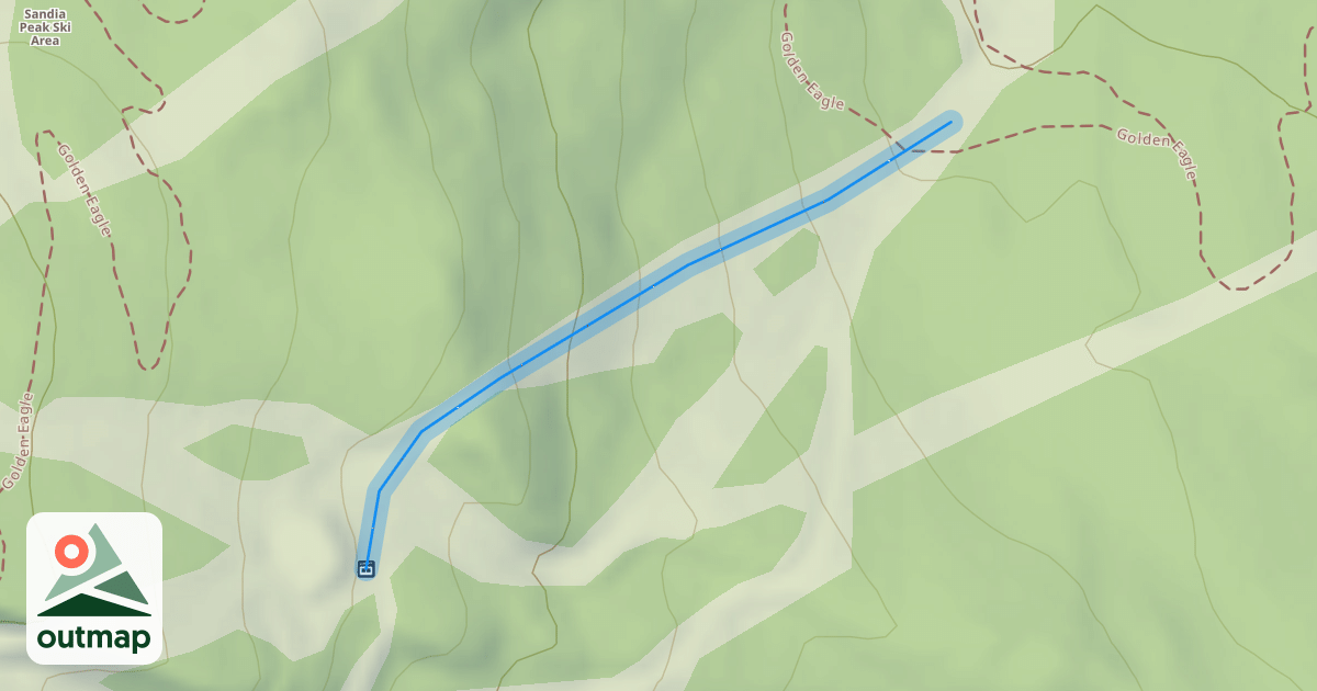 Map of Cibola Cut Off