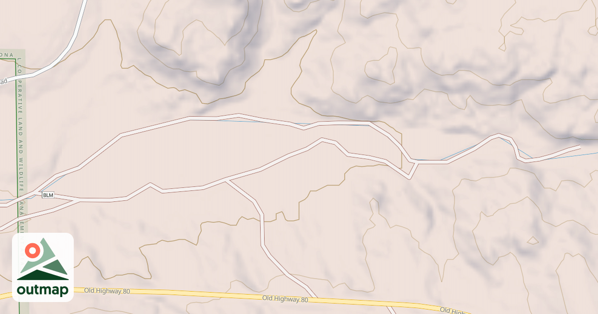 Map of BLM National GTLF Public Motorized Roads ded78c61-b180-4072-8149-60141bbc15be