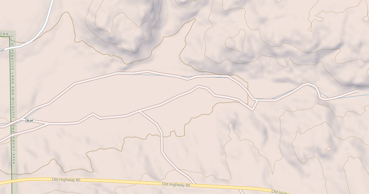 Map preview of BLM National GTLF Public Motorized Roads ded78c61-b180-4072-8149-60141bbc15be
