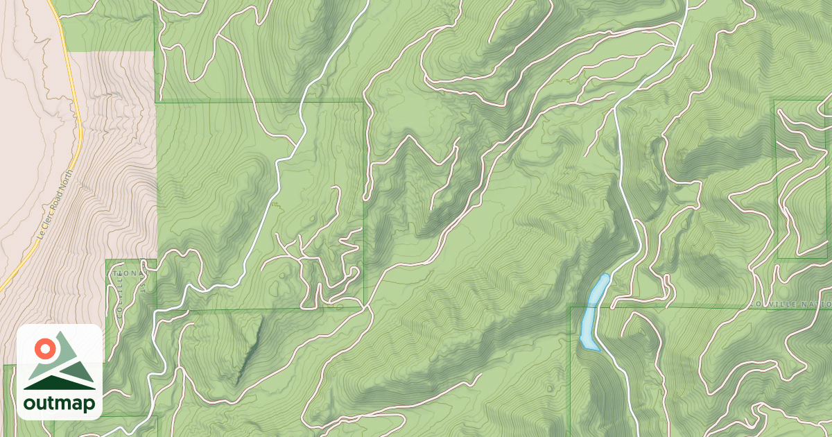Map of BROWNS CREEK