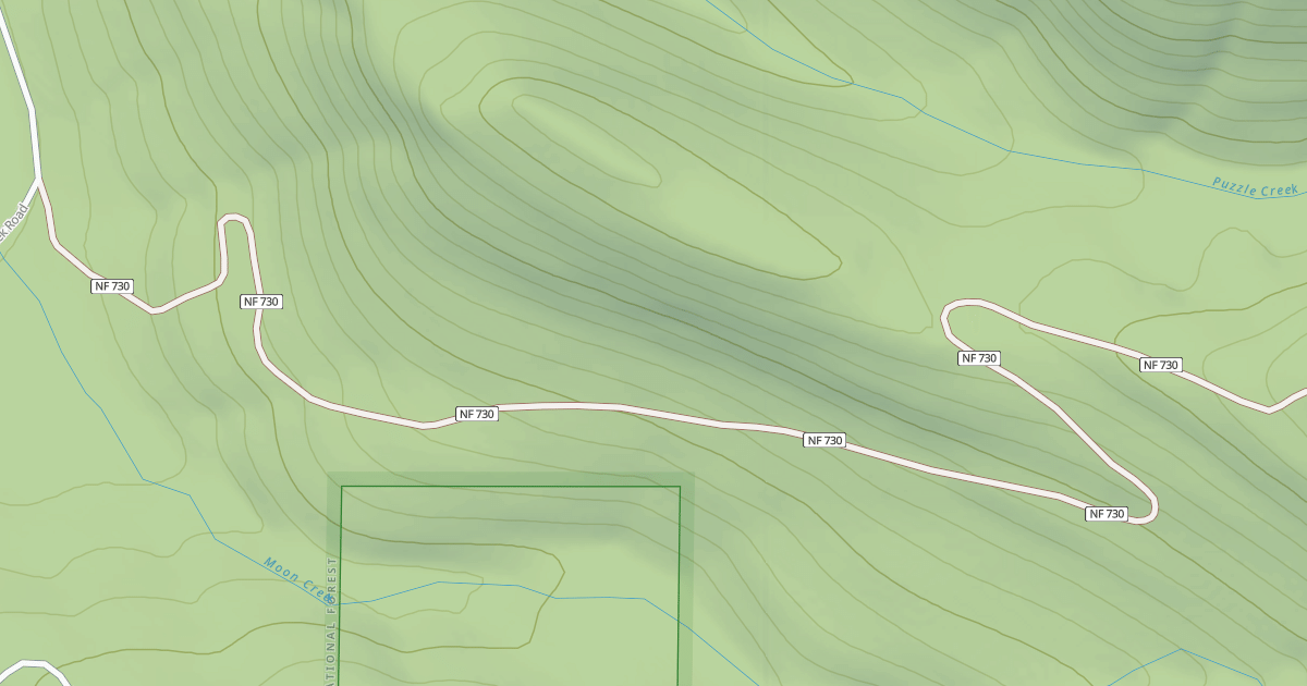 Map preview of MOON CREEK