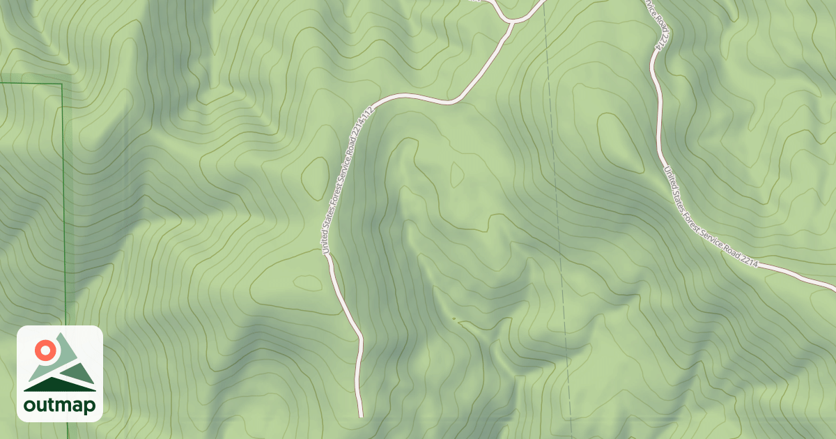 Map of USFS National Forest System Roads {713F08EB-7D6B-4009-AED4-B9A7FC59FC44}