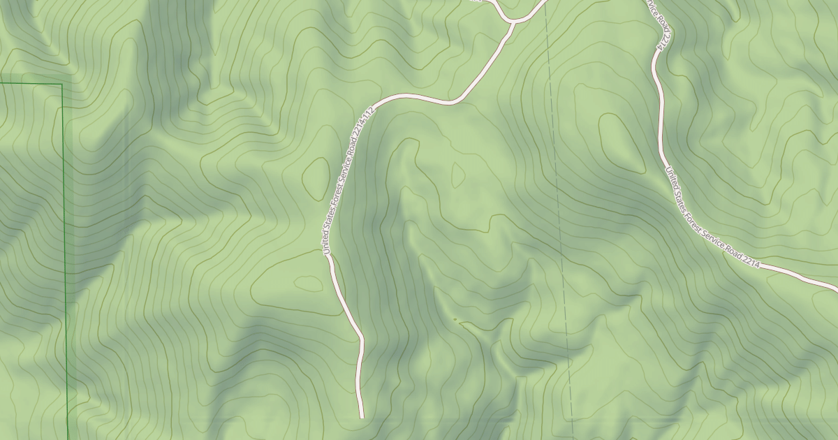 Map preview of USFS National Forest System Roads {713F08EB-7D6B-4009-AED4-B9A7FC59FC44}