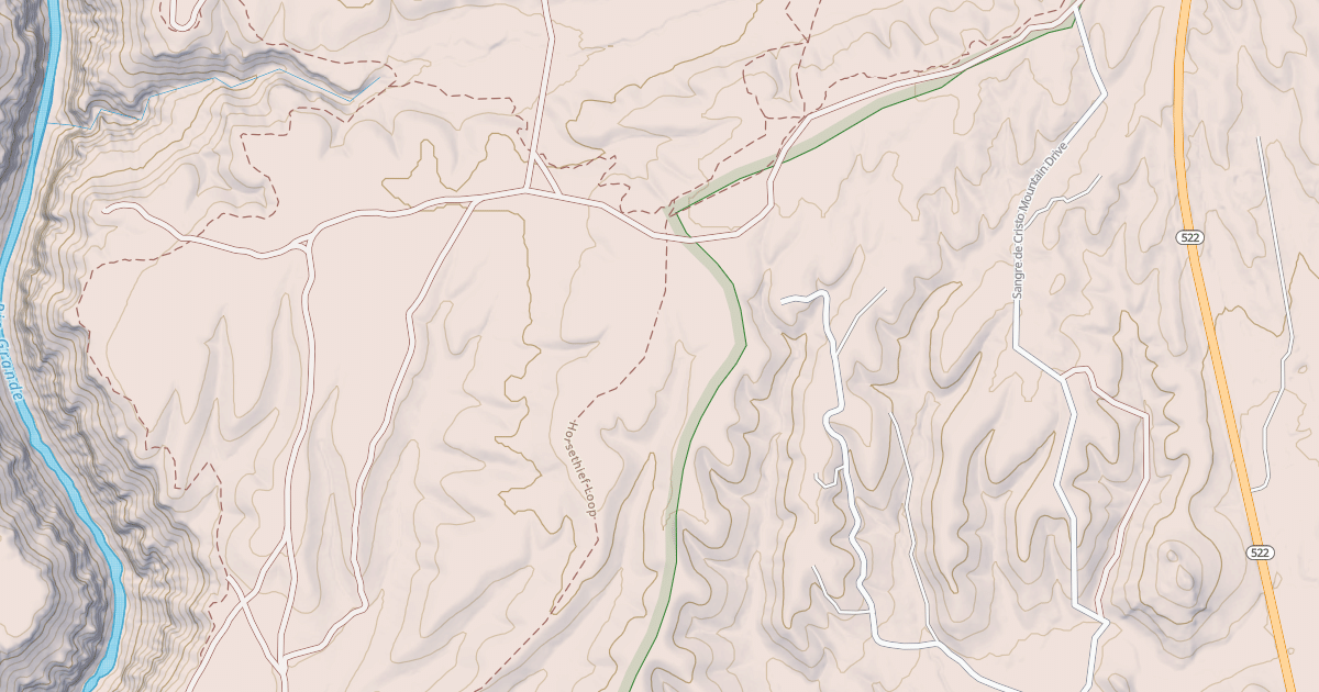 Map preview of Horse Theif Mesa Trail