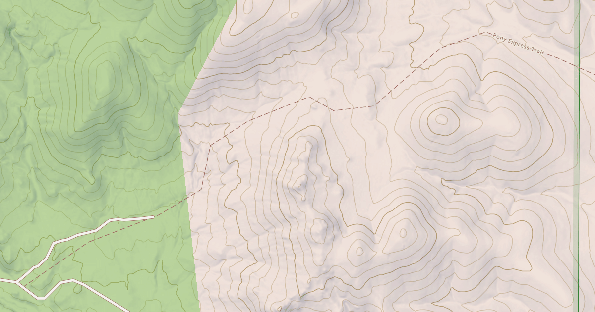 Map preview of PONY EXPRESS LOOP