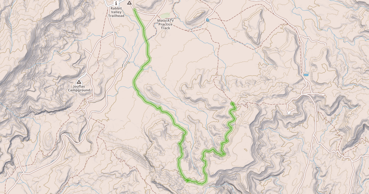 Map preview of Rabbit Valley 3 Trail