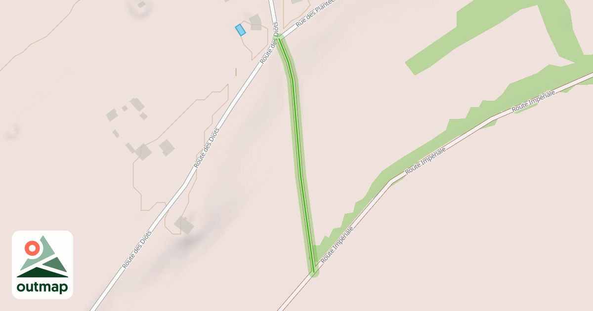 Map of Chemin rural de Malliaz