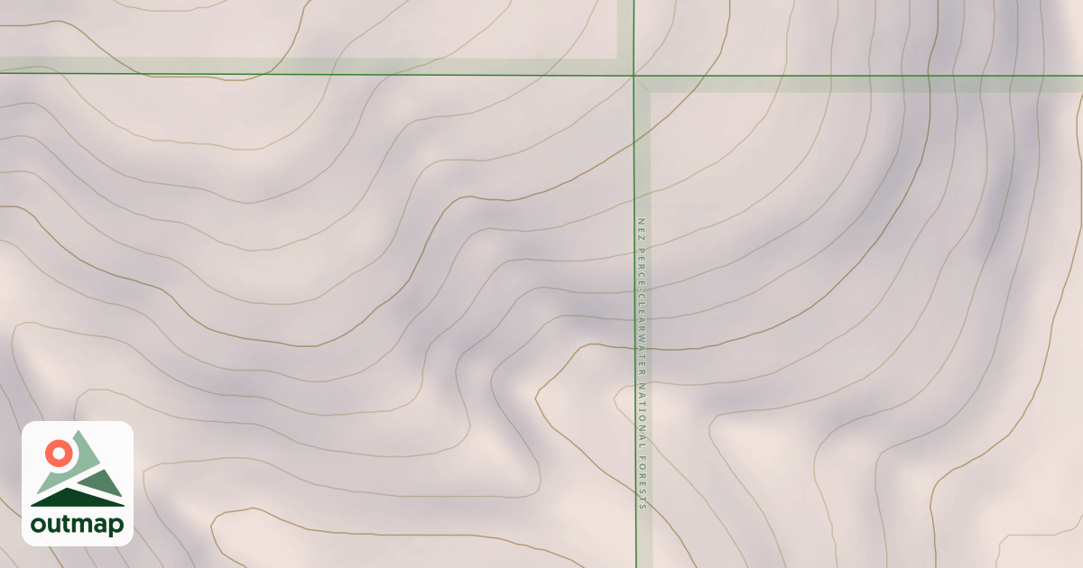 Map of Blue Jacket Ridge