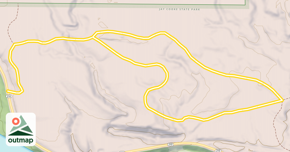 Map of Thompson Trail