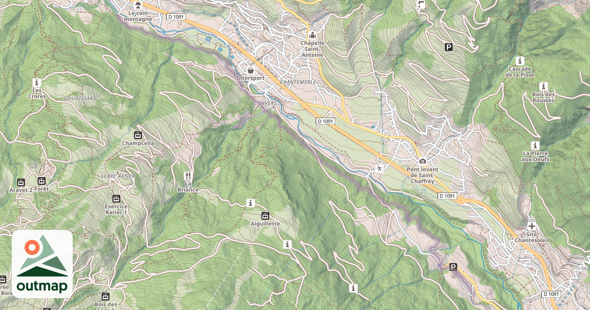 Map of Sentier du Canal Neuf