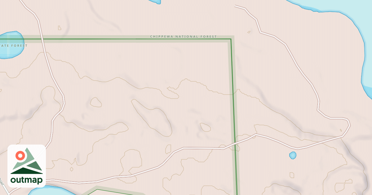 Map of DAVID LAKE ROAD SPUR A