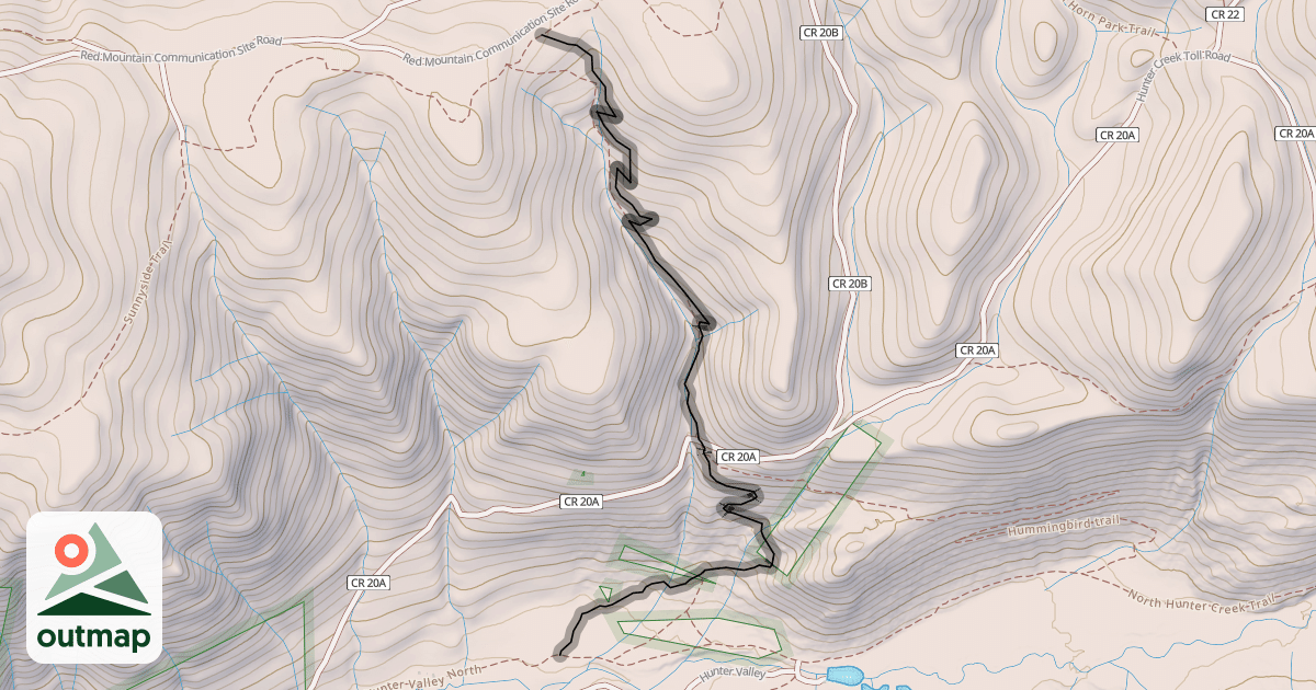Map of Sunnyside Plunge