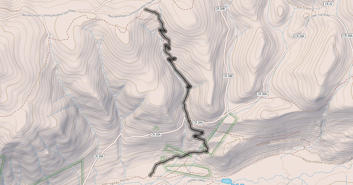 Map preview of Sunnyside Plunge