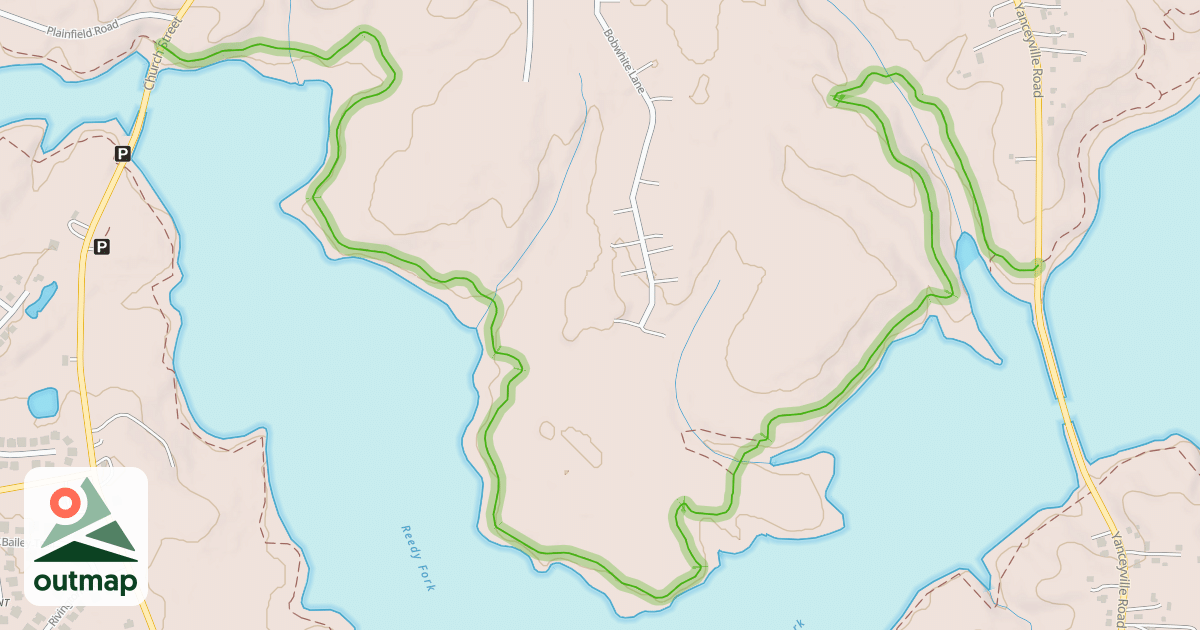 Map of Blue Heron Trail