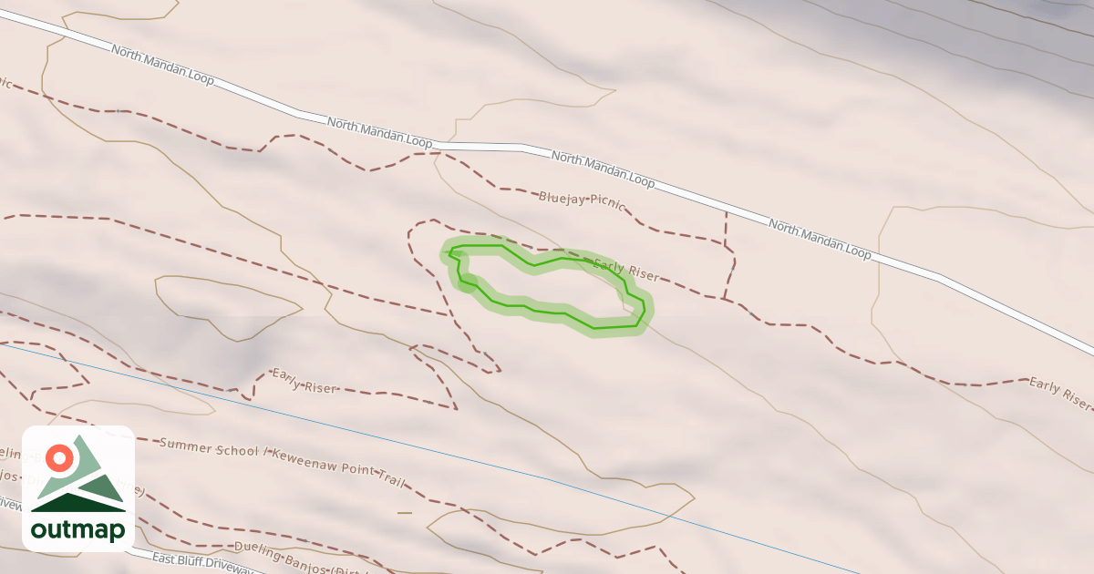 Map of Birds Nest Loop