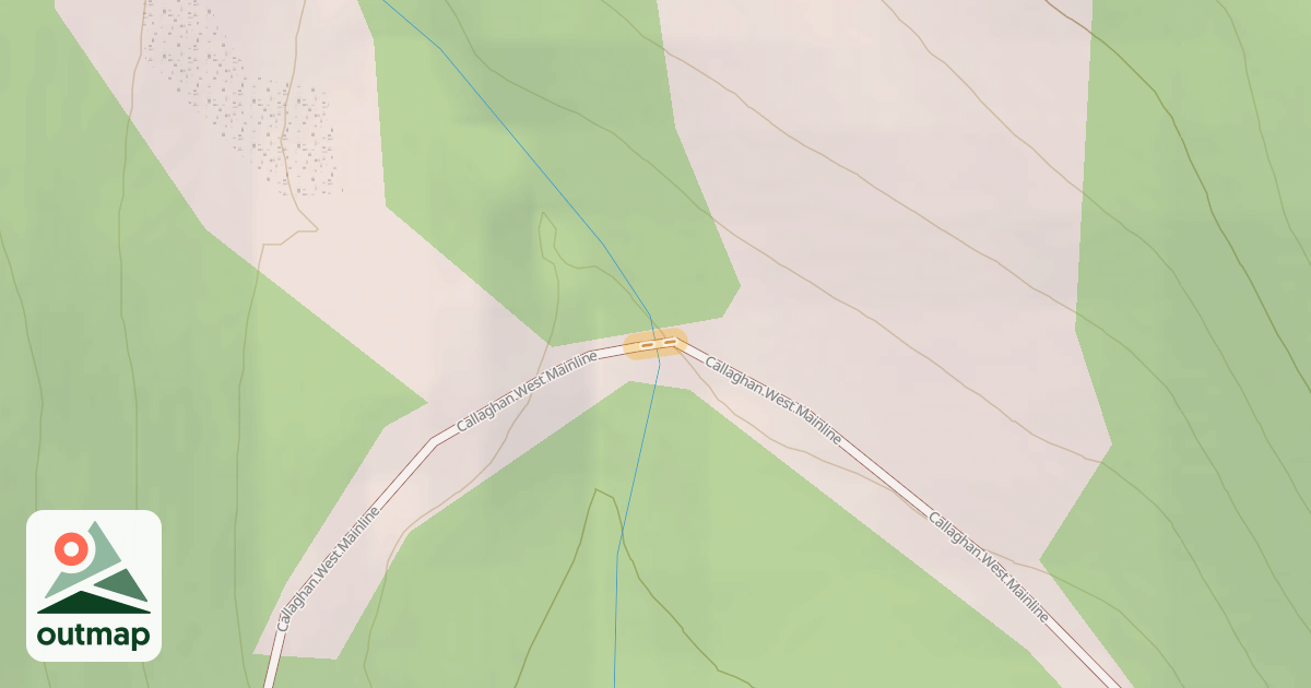 Map of Callaghan West Mainline