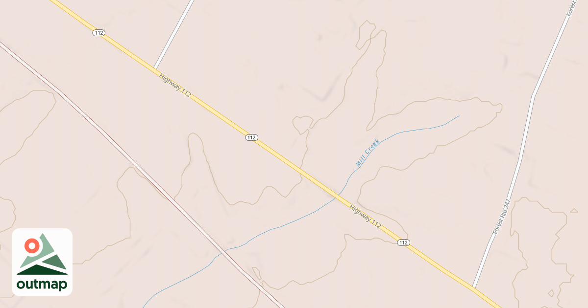 Map of Claiborne Boy Scout Trail