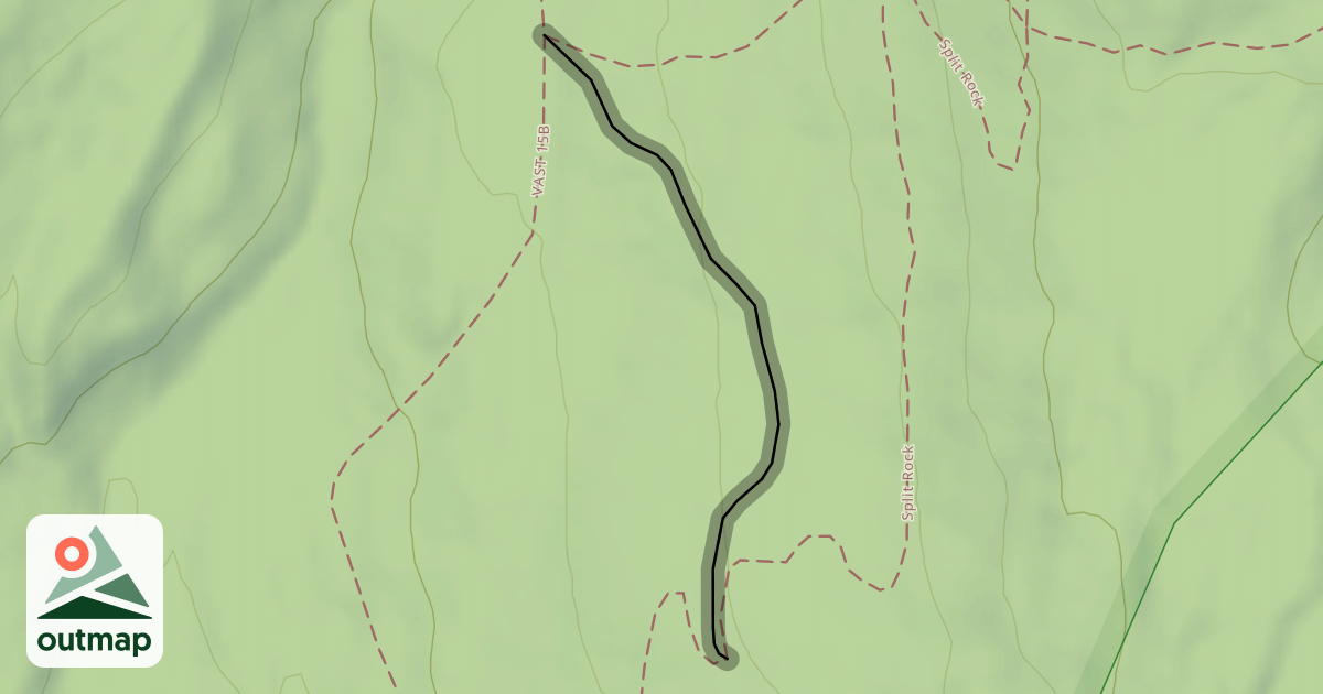 Map of Split Rock