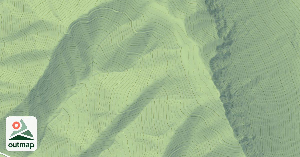 Map of FLATIRON RIDGE