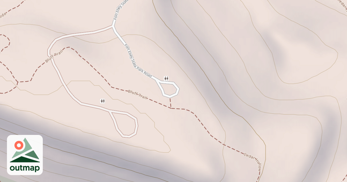 Map of Hill Valley Drive