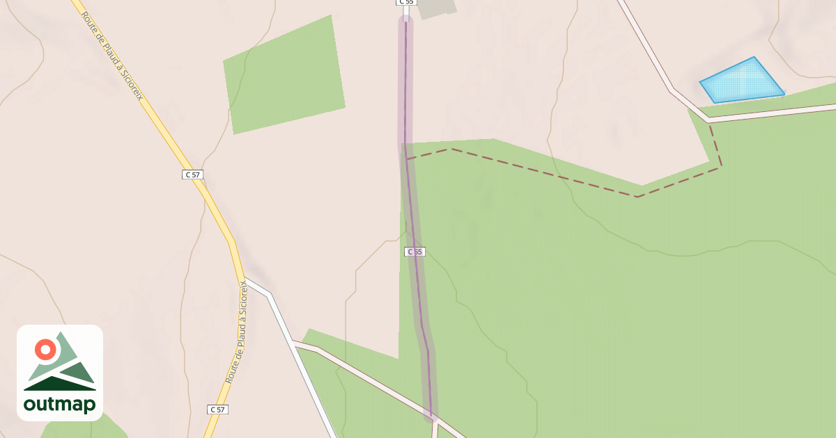 Map of Chemin des Coulières