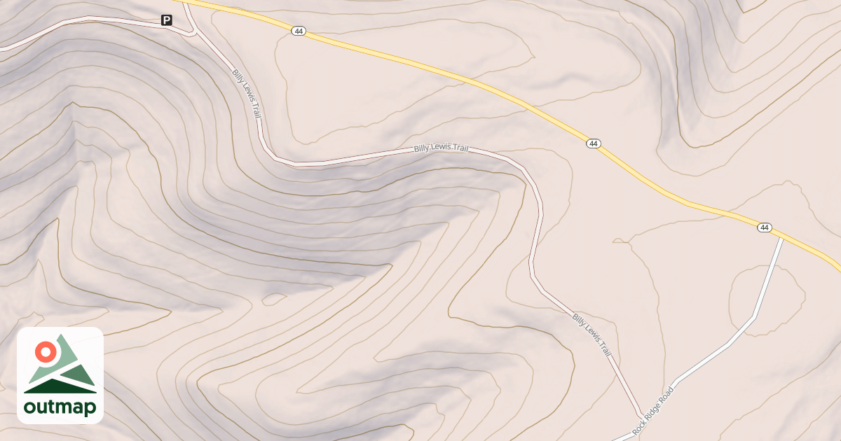 Map of Susquehannock State Forest Snowmobile Trails