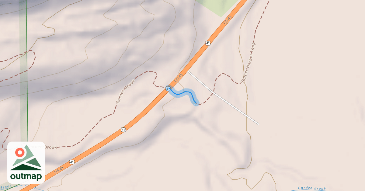 Map of Copper Harbor Loop