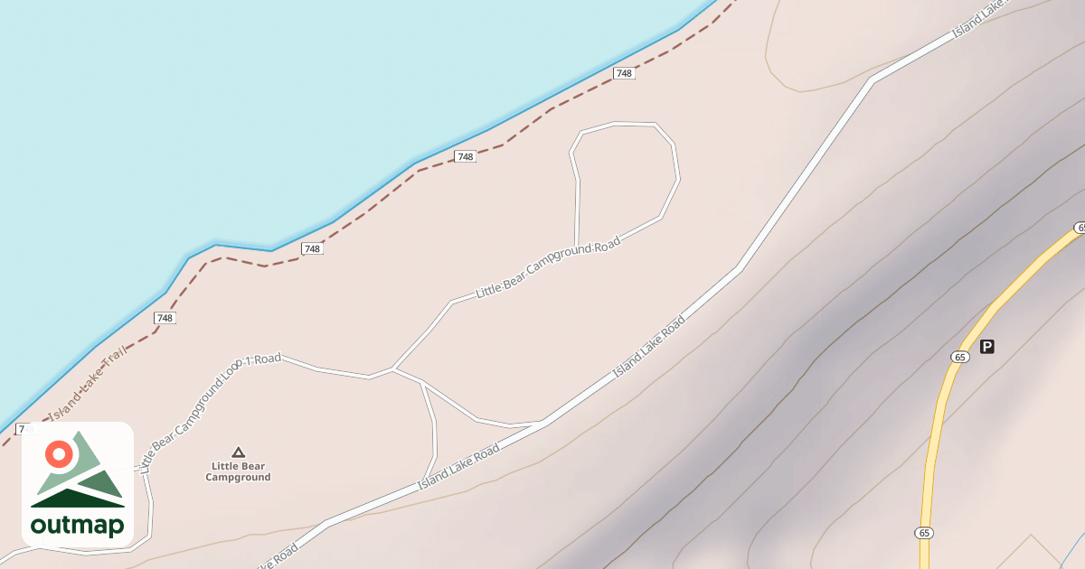 Map of LITTLE BEAR CG