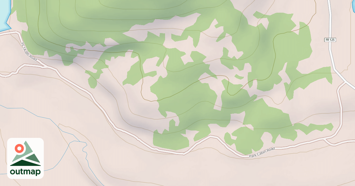Map of PARK CABIN