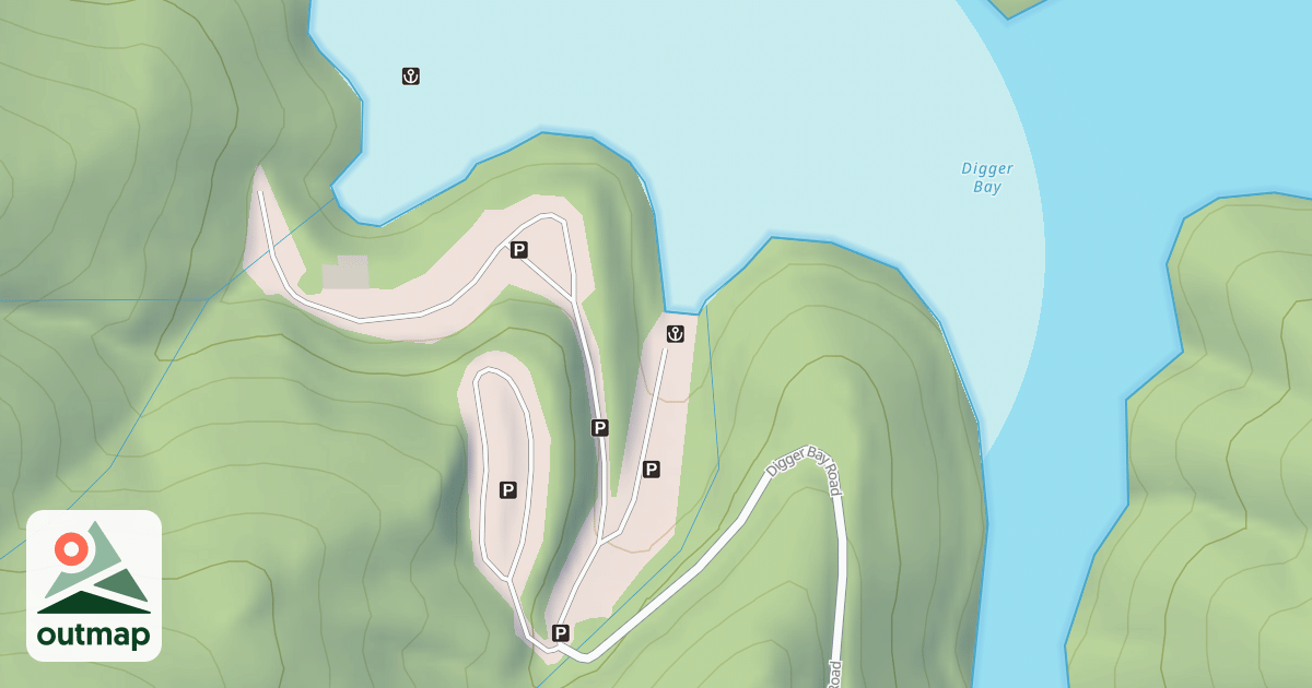 Map of DIGGER WALKWAY