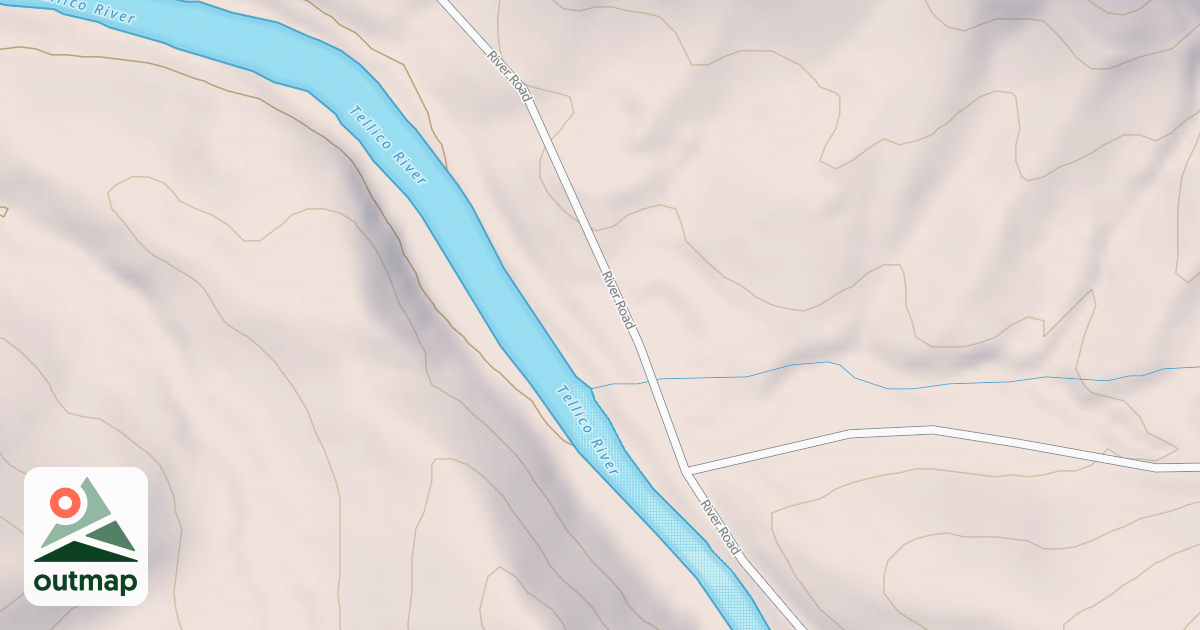 Map of N. RIVER CHECKING STATION