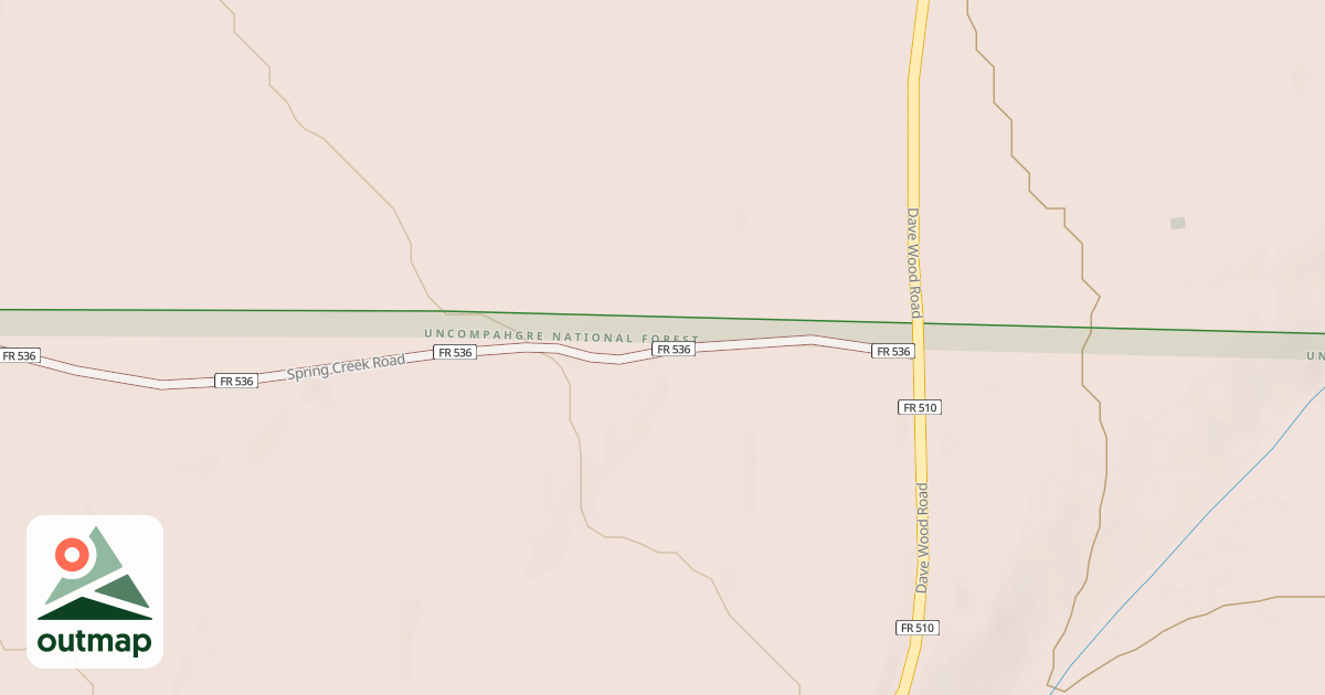 Map of SPRING CREEK