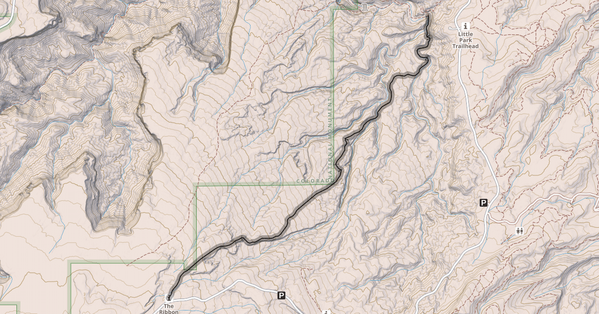 Map preview of The Ribbon Trail