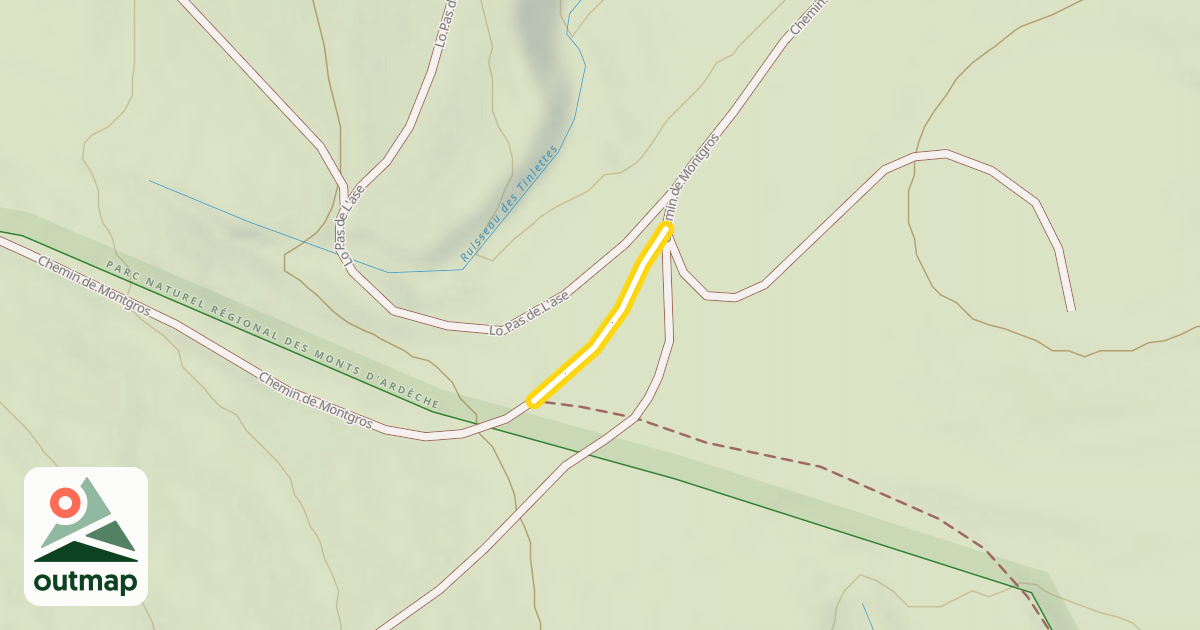 Map of Chemin de Montgros
