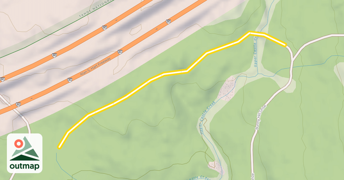 Map of Real Skier Loop