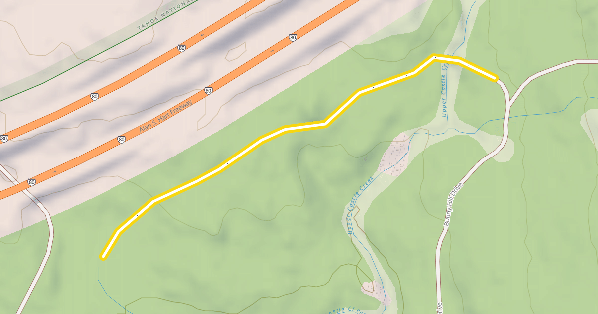 Map preview of Real Skier Loop