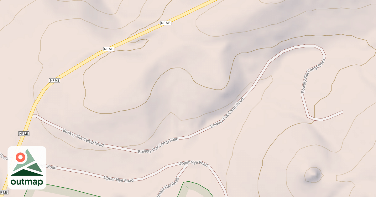 Map of BOWERY FLAT CAMP