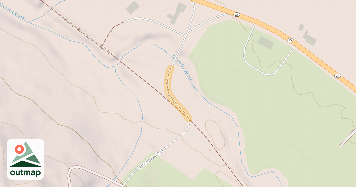 Map of John Wolter Trail