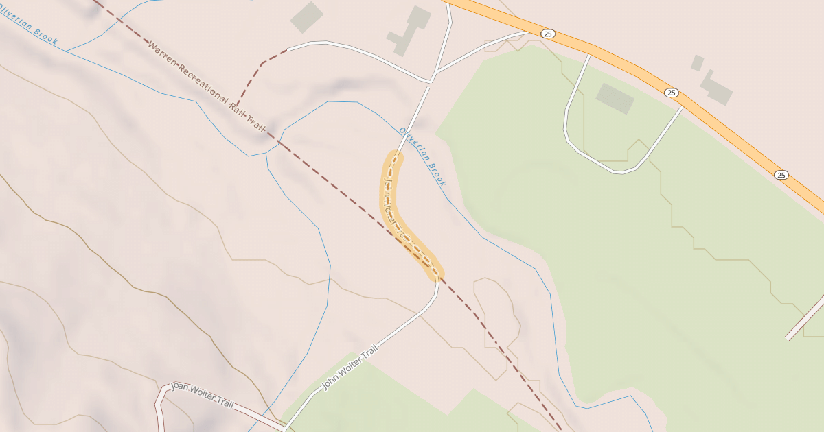 Map preview of John Wolter Trail