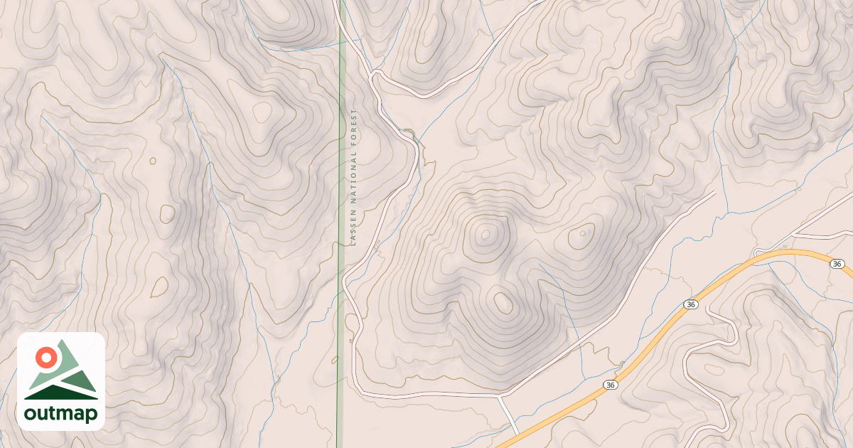 Map of COPPERVALE NORTH