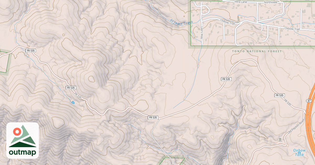 Map of DELEWARE MINE