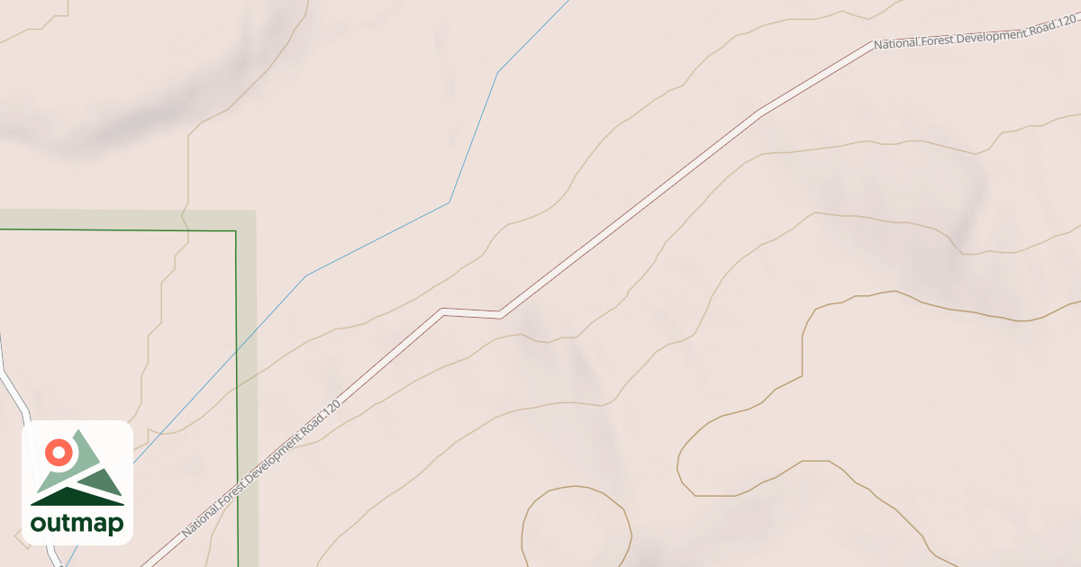 Map of USFS National Forest System Roads {46E49687-C653-47D8-84B9-FF47EBAC60EA}