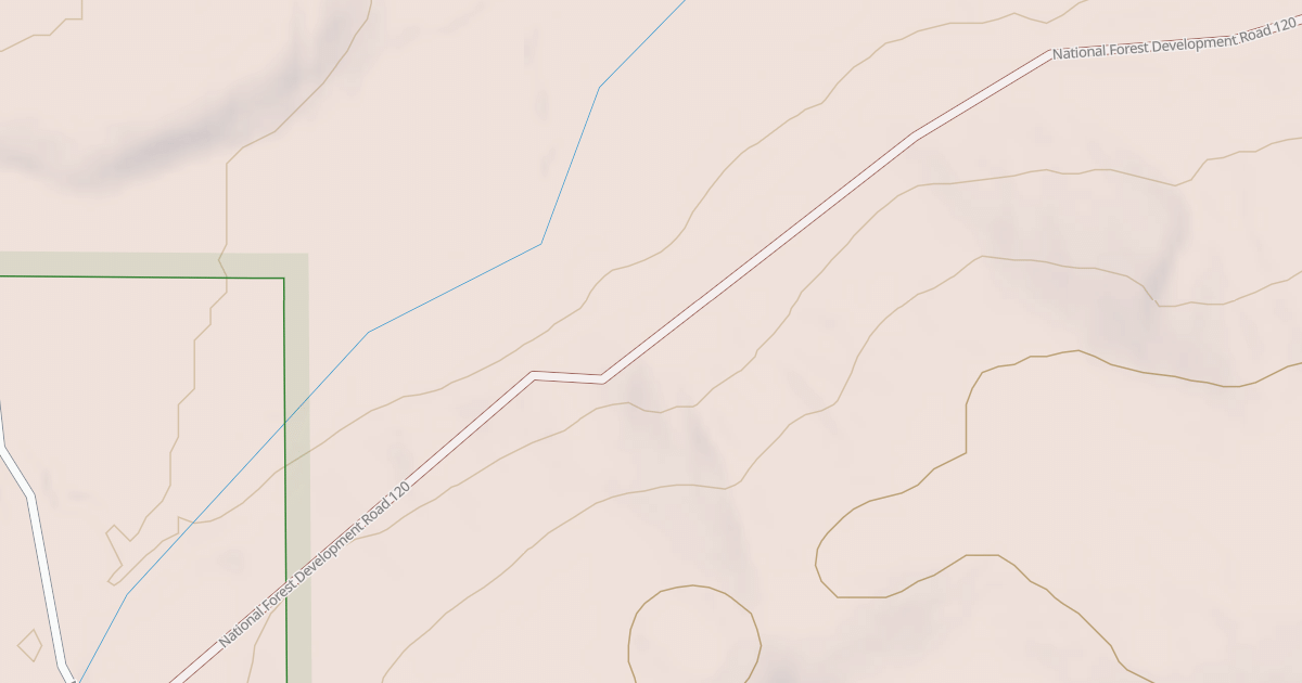 Map preview of USFS National Forest System Roads {46E49687-C653-47D8-84B9-FF47EBAC60EA}