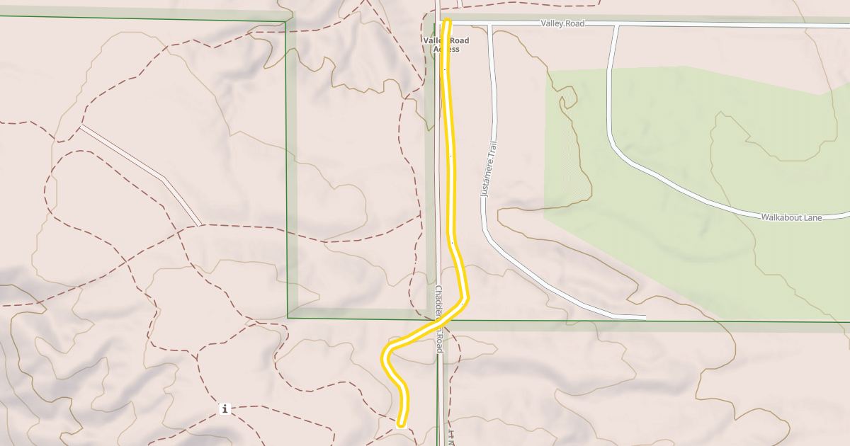 Map preview of Valley Road Connector