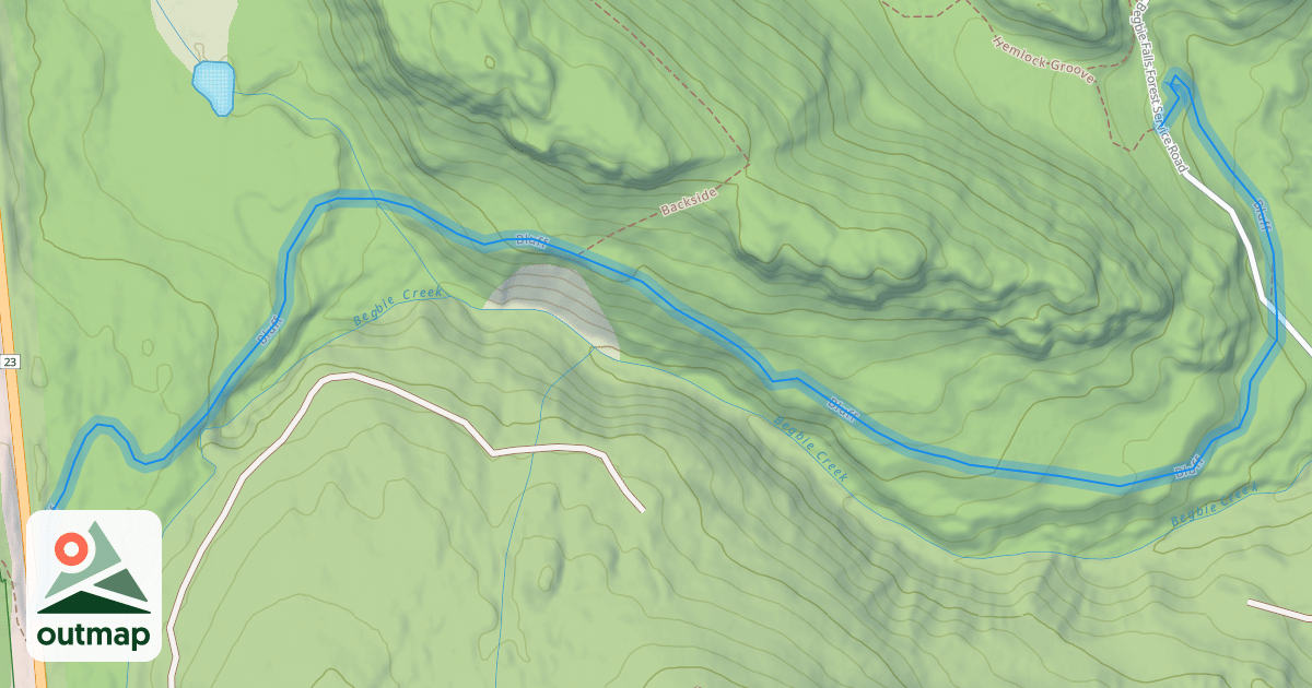 Map of Bluff