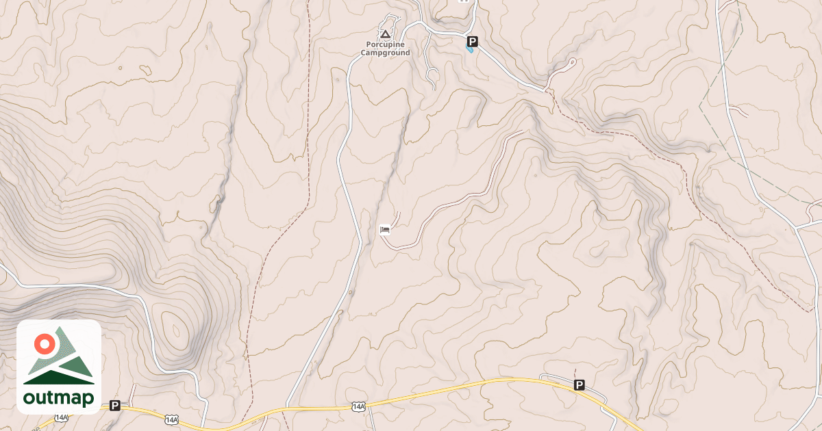 Map of MED WHEEL RANGER STA.