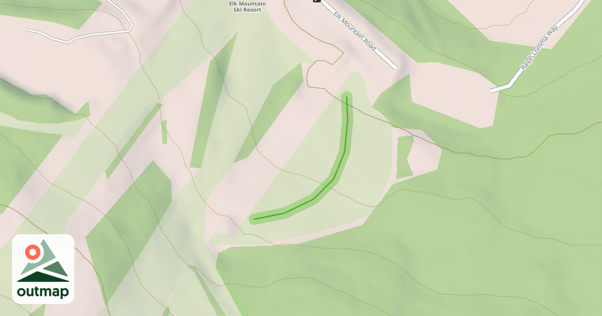 Map of Beginner's Slope