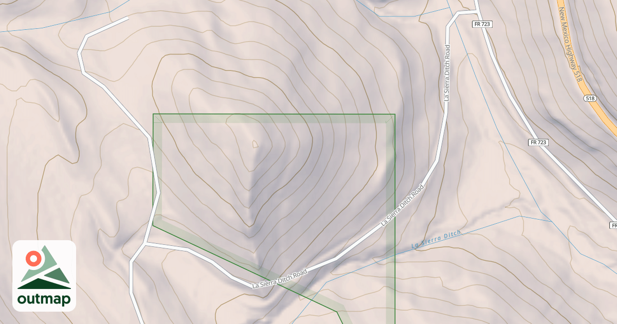 Map of LA SIERRA DITCH