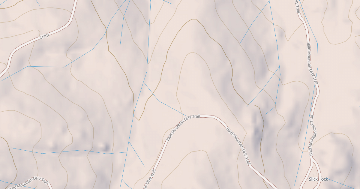 Map preview of Bald Mountain T8